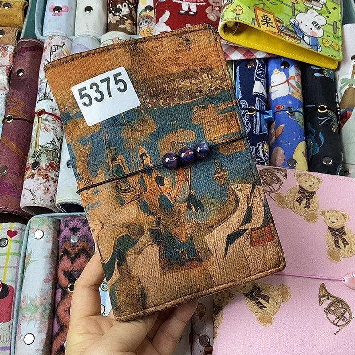 织绣A6活页不加纸5375