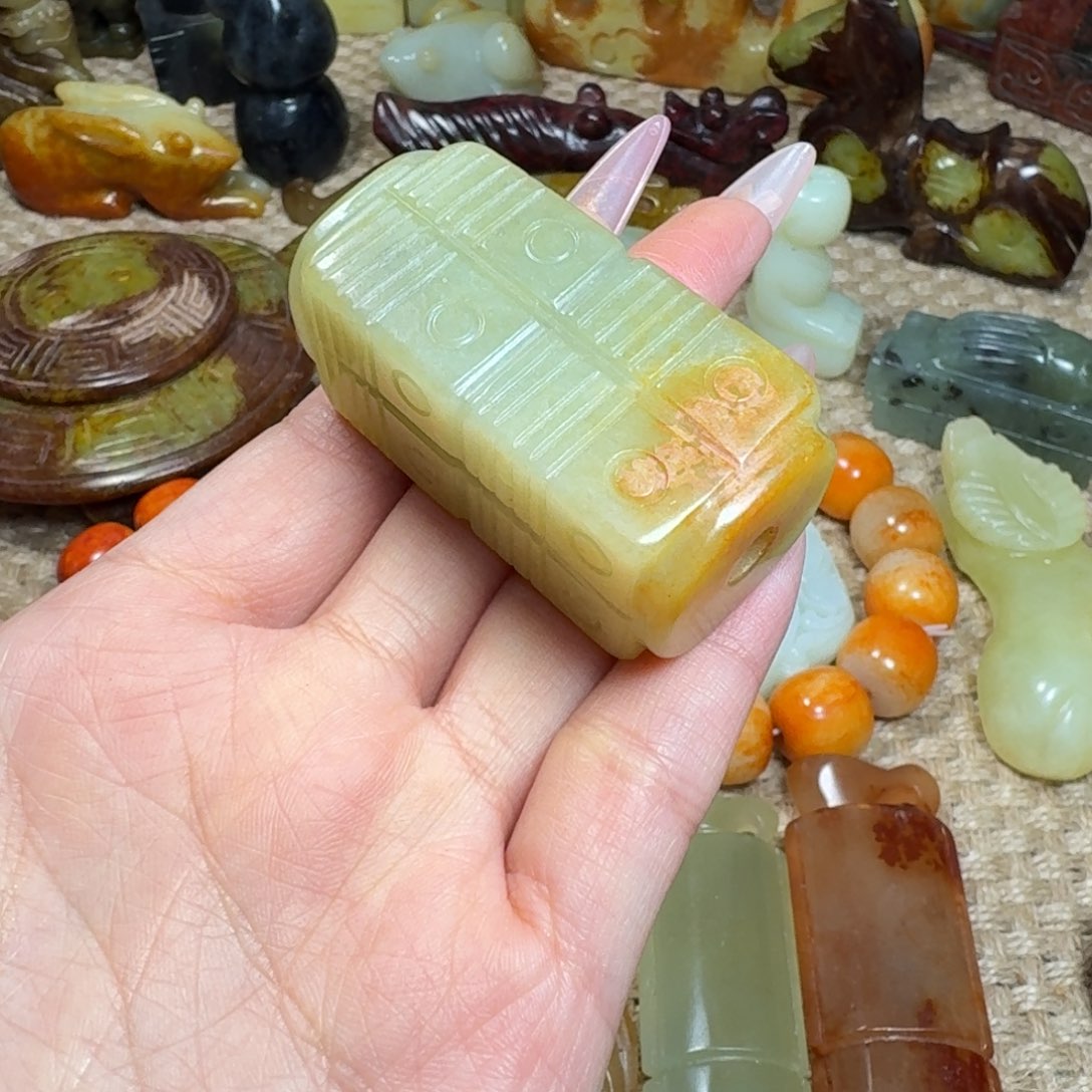 白玉菩提吊坠挂件