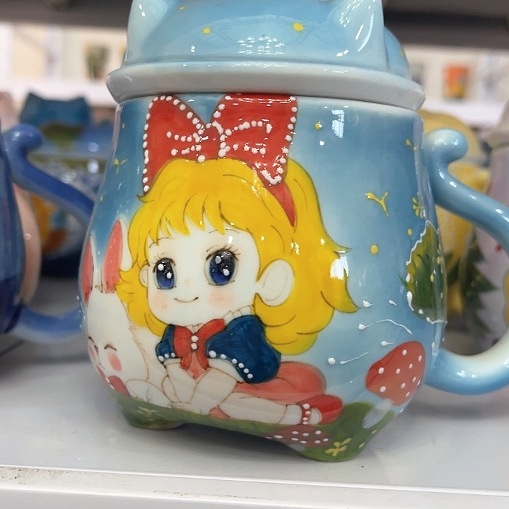 陶景德镇釉下手绘陶瓷 