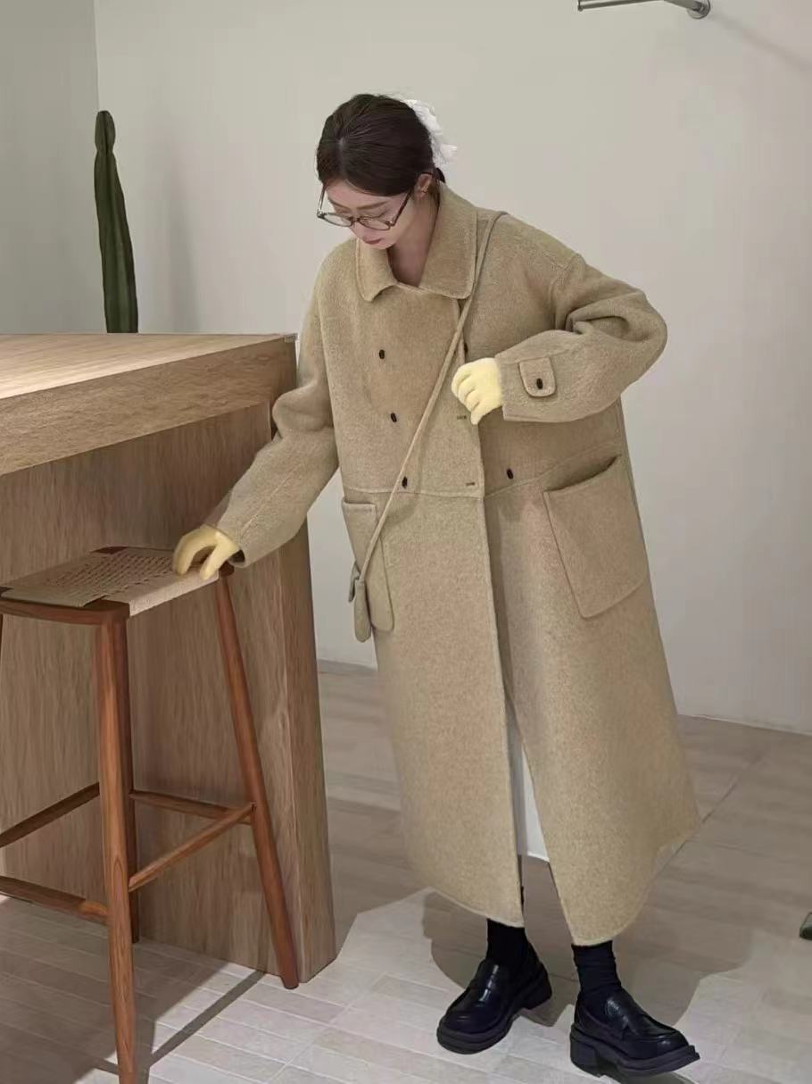 【169-299】柚子 备 品牌羊毛大衣 拍下备注编号 [招财猫]