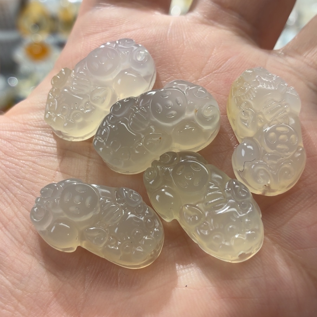 玛瑙/玉髓未镶嵌吊坠(不含链)