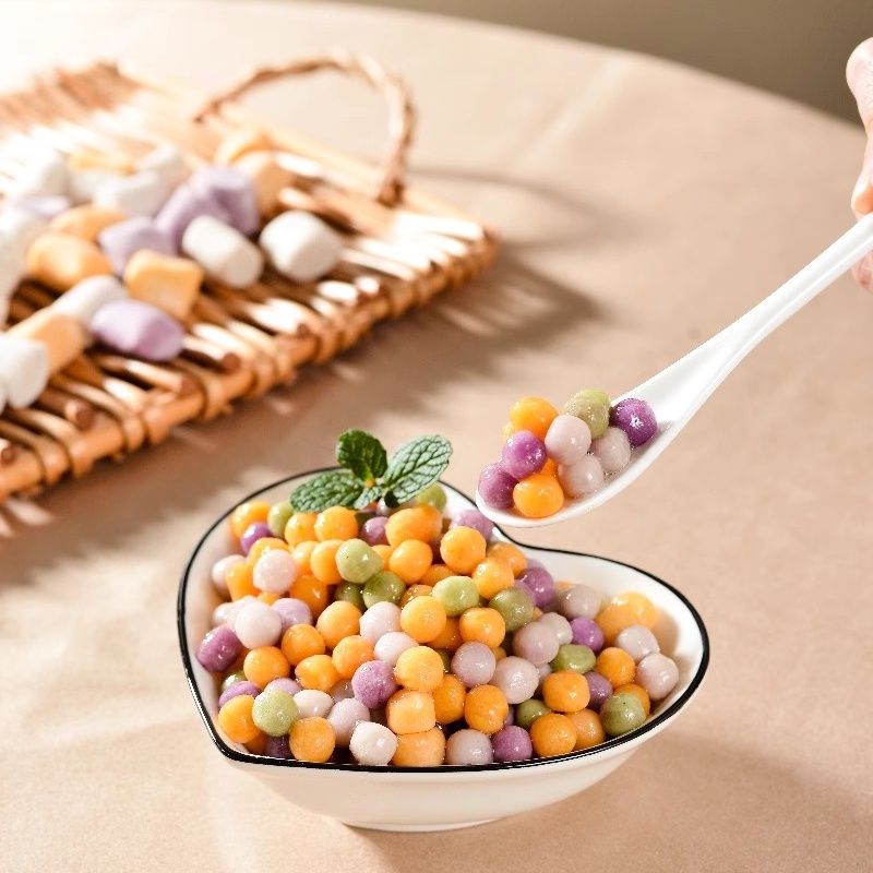 芜宸家易煮速冻多味小芋圆奶茶小料500G冷冻500g芋圆奶茶店组合装