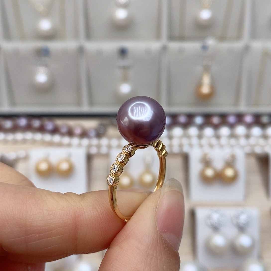 淡水珍珠颈饰银S925镶嵌