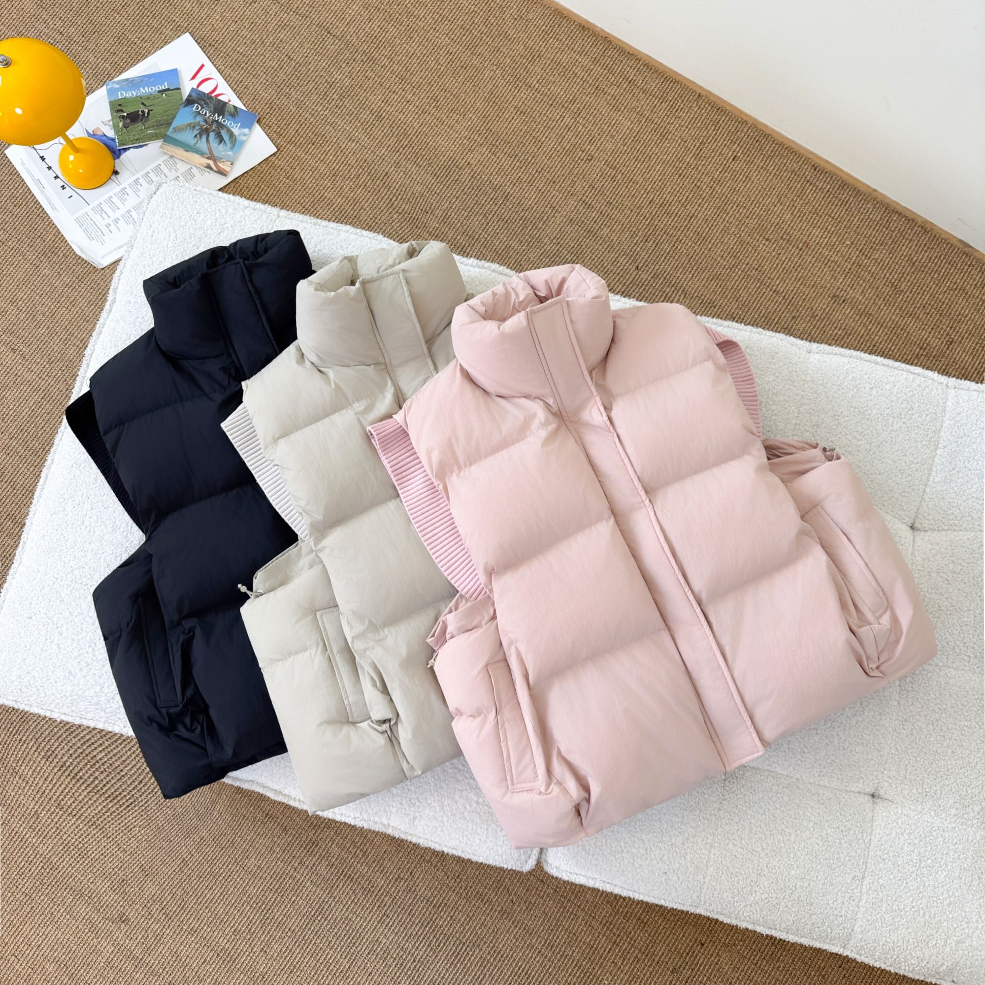 【涵胖胖新品】立领抽绳棉马甲ST1752【B】