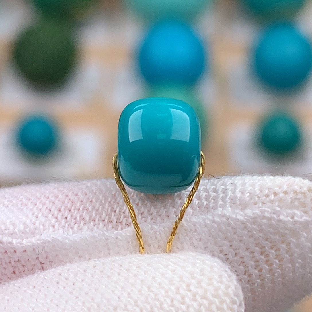 绿松石未镶嵌老型卡7*6