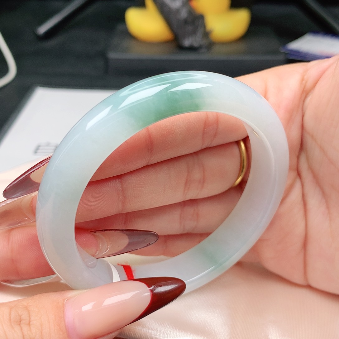 未镶嵌手镯翡翠惠**玲57-58圈口