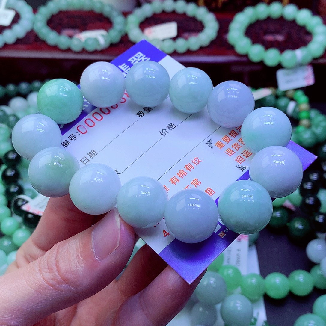 翡翠未镶嵌毛衣链