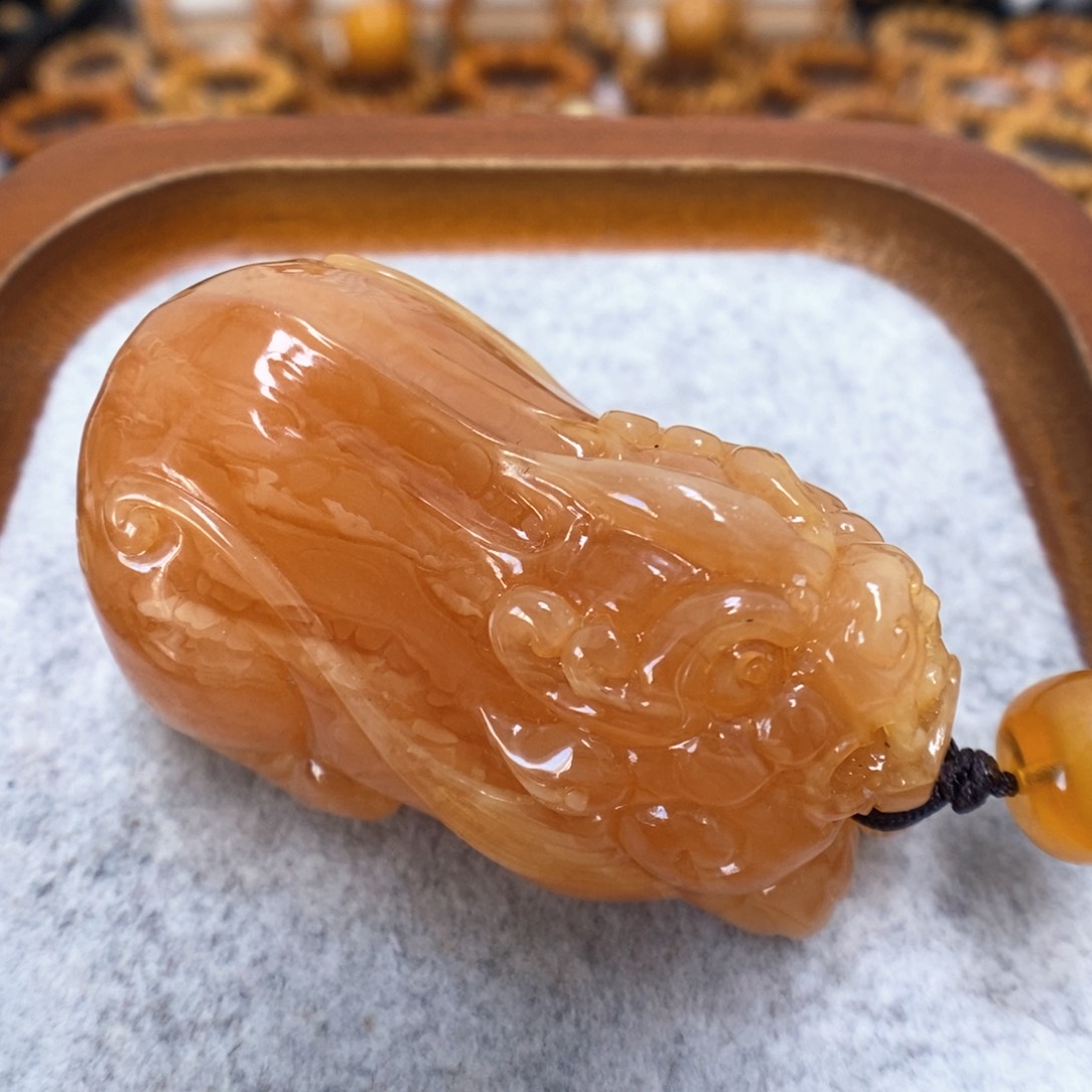 蜜蜡颈饰未镶嵌蜜蜡