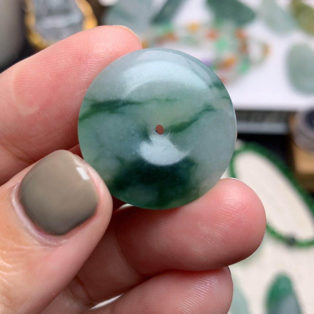 未镶嵌定制翡翠扣子