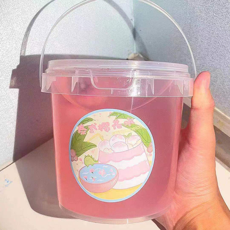 泥巴玩具无毒儿童树脂粘土食品级包邮手提桶假水奶不粘手泡达人