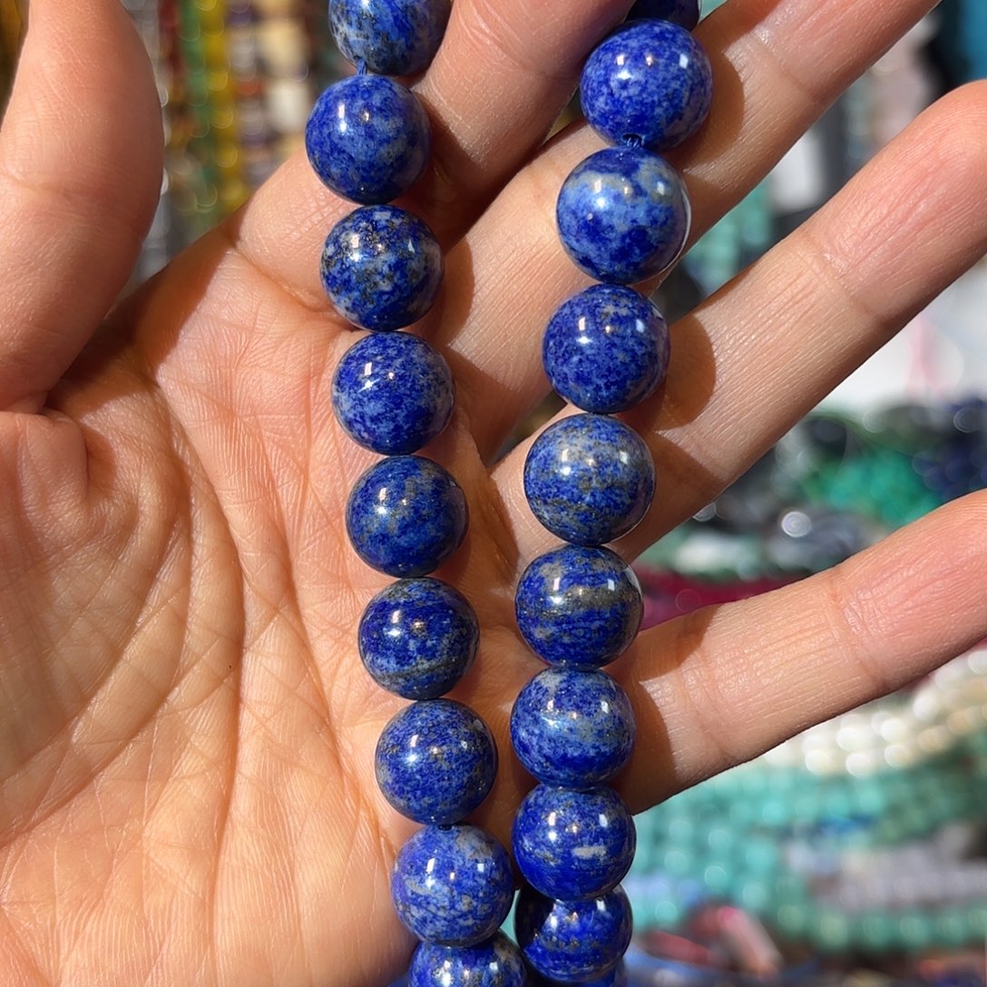 玛瑙/玉髓未镶嵌珠宝半成品青金卡12一条