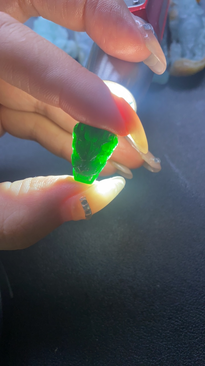 天然A货翡翠龙头