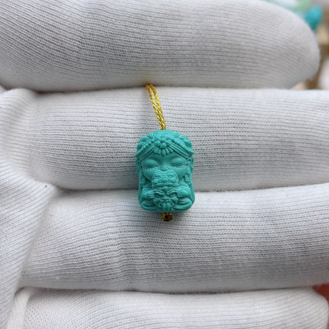 绿松石珠宝奇石未镶嵌