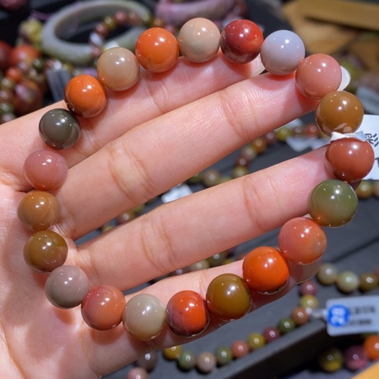 【闪购商品】未镶嵌手链玛瑙/玉髓蓝*盐源玛瑙