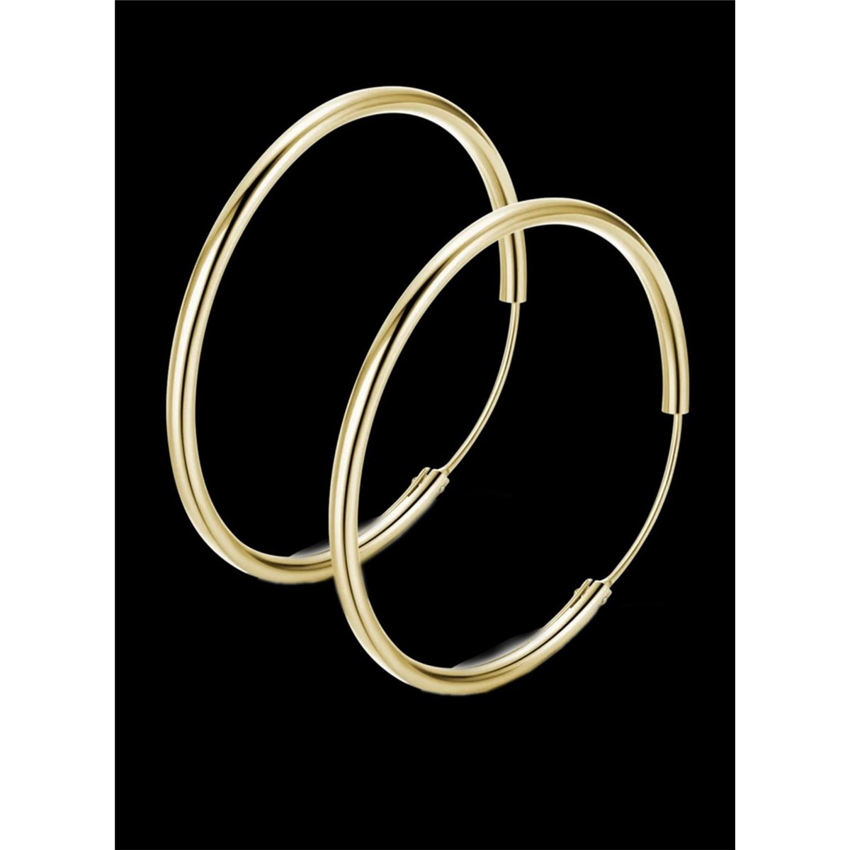 铜合金耳饰 GUDDLABB金色大圈耳环LAB0422048