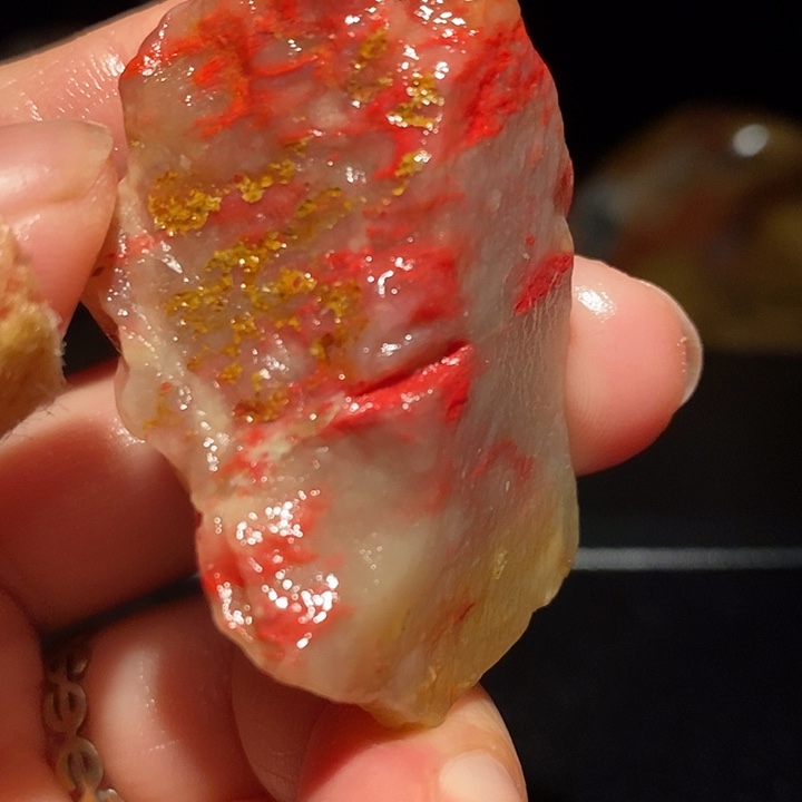 昌化精品鸡血冻石鸡血原石