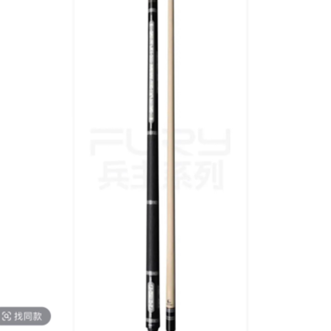 威利兵主冰盾黑八枫木职业台球杆九球杆大头杆黑八原装中式杆