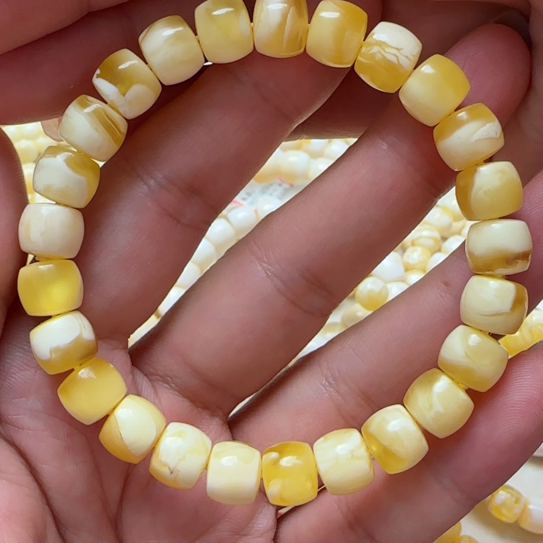 琥珀手链未镶嵌蜜蜡