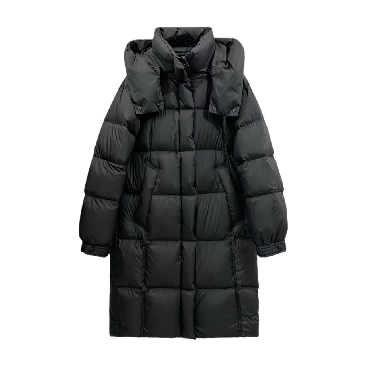 8818【黑金】冬季新款连帽羽绒服