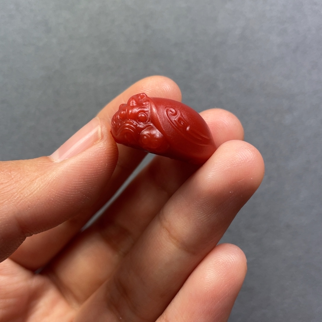 南红玛瑙未镶嵌配饰龙龟