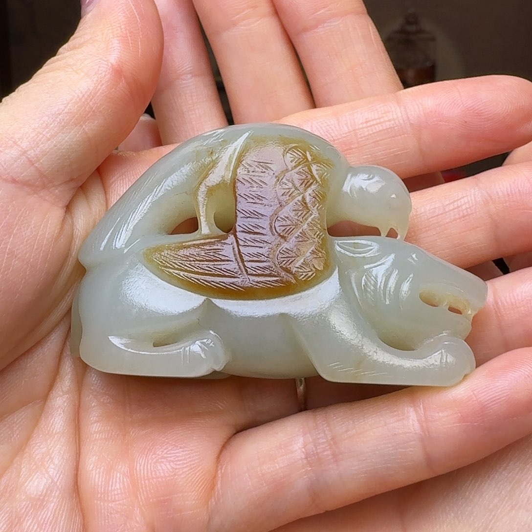 和田玉颈饰未镶嵌雄*