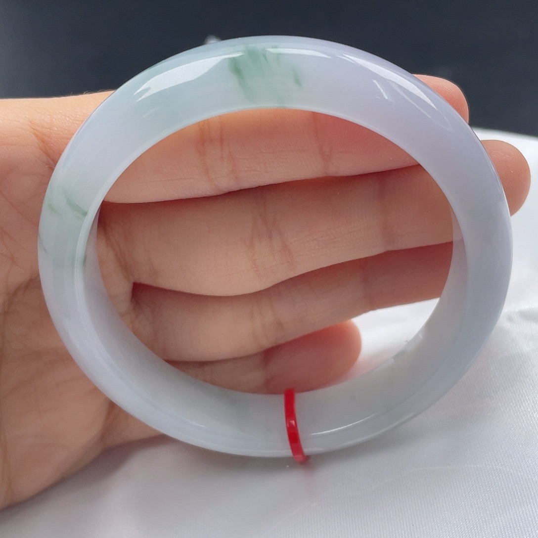 翡翠未镶嵌手镯56圈