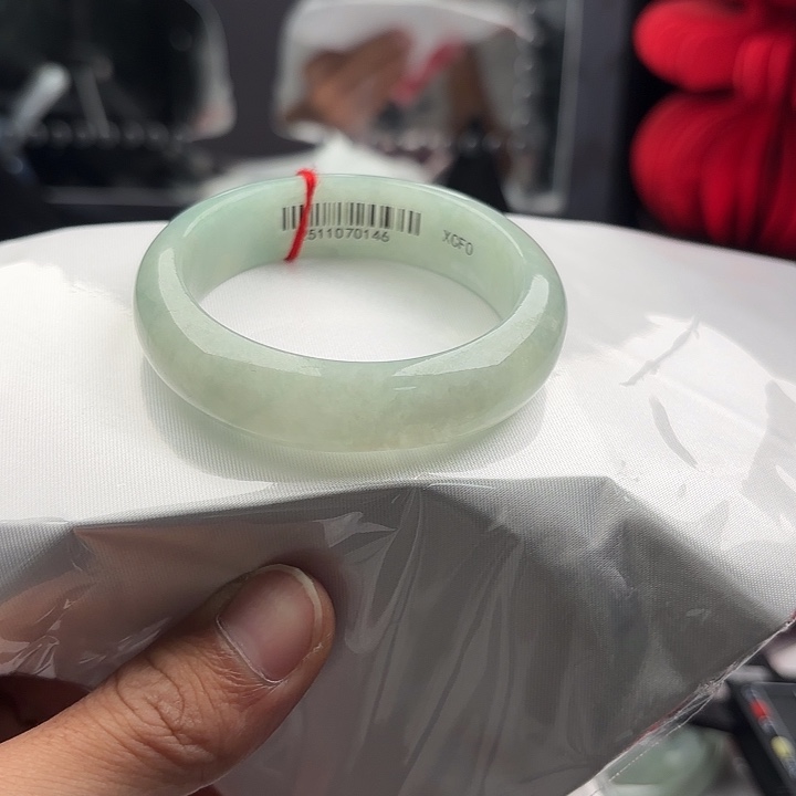 翡翠未镶嵌手镯5253 119