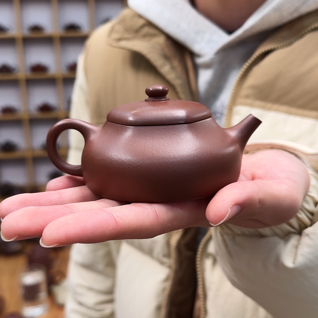 茶壶紫砂六方静乐160cc