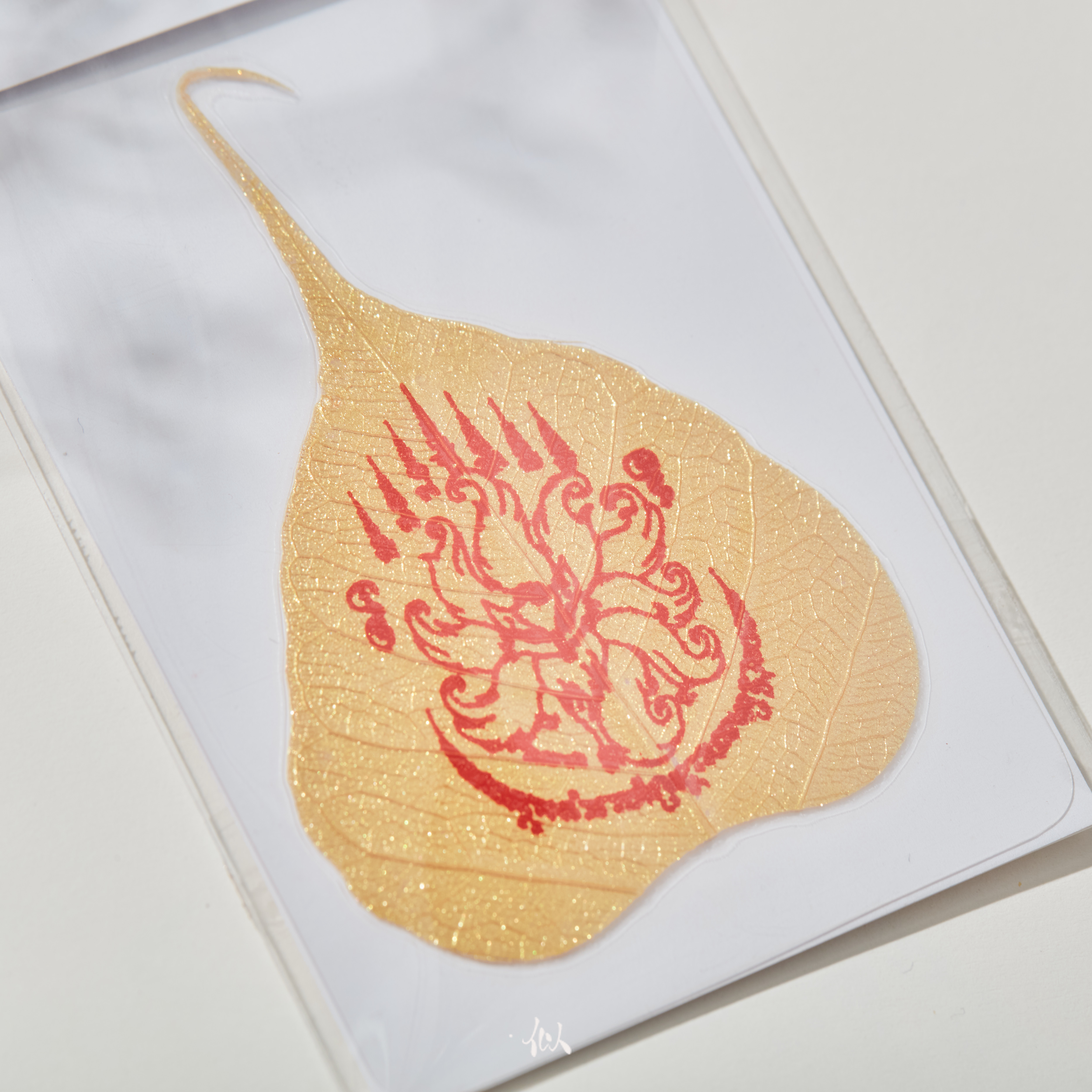 天然辰砂L【凤九】·似梓珠宝· 菩提叶 多样性发一  SZCC1380116