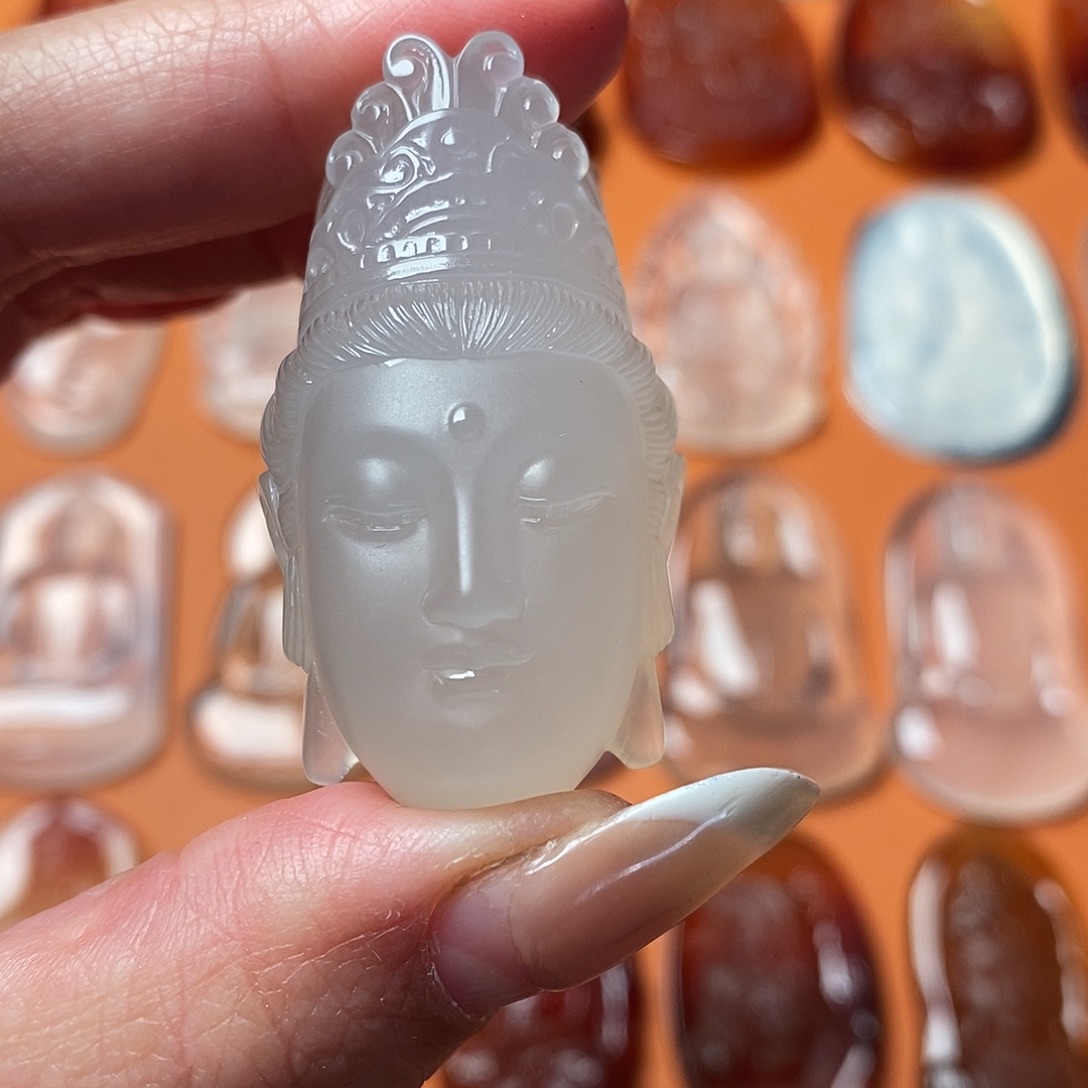 南***゛玛瑙/玉髓未镶嵌颈饰