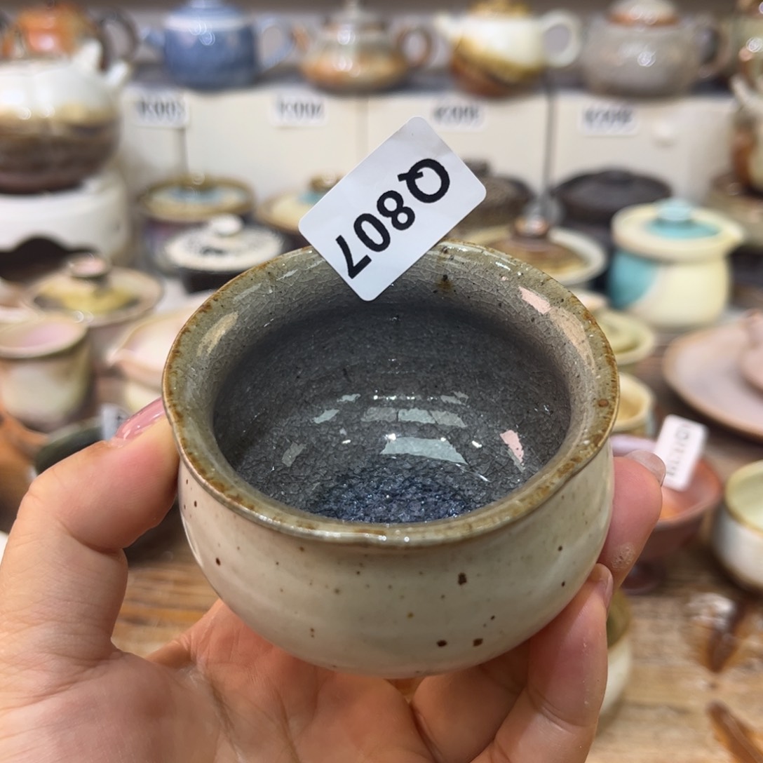 白泥茶杯陶瓷艺术