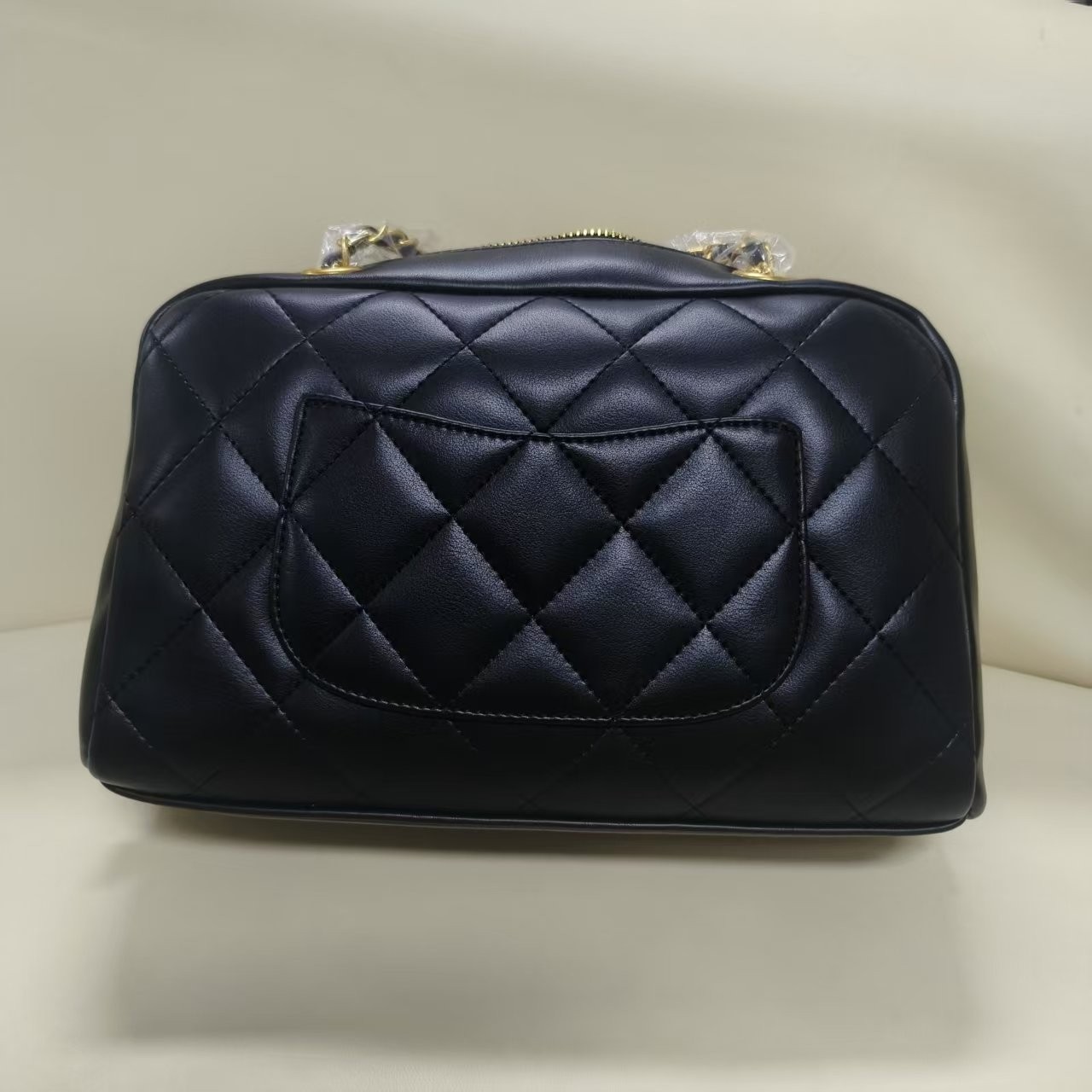 时尚潮流打造真皮女士时尚包 0557 双袋黑色