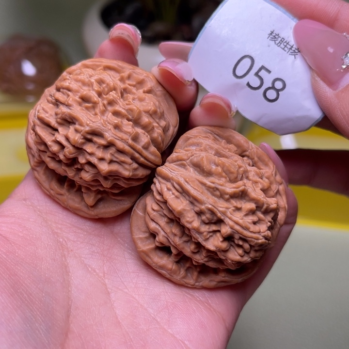 文玩核桃把件42尺全品楼058