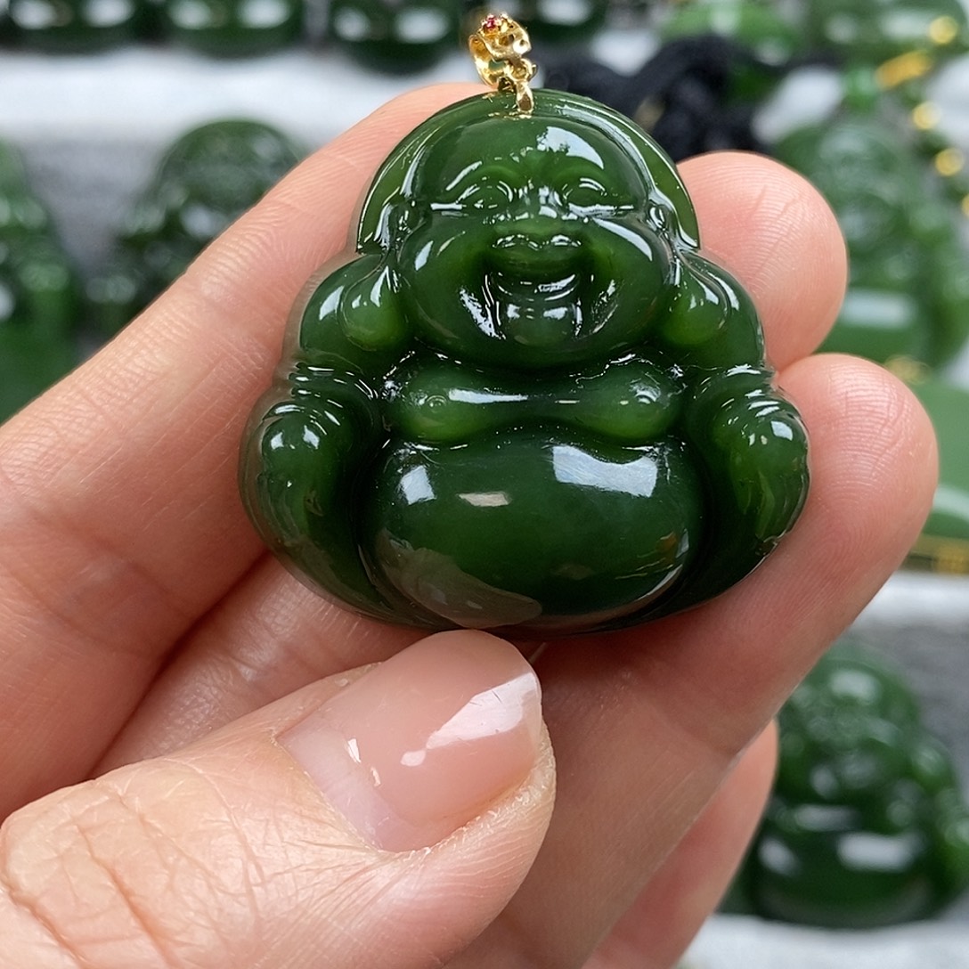 和田玉（碧玉）未镶嵌颈饰