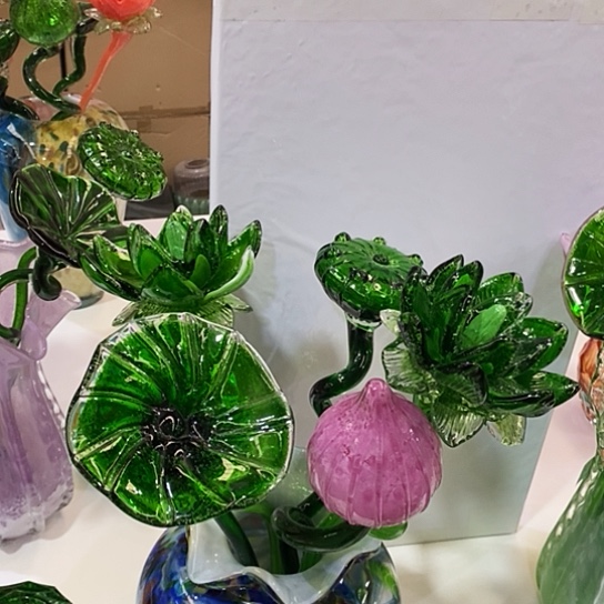 琉璃夜光花高45厘米5只花