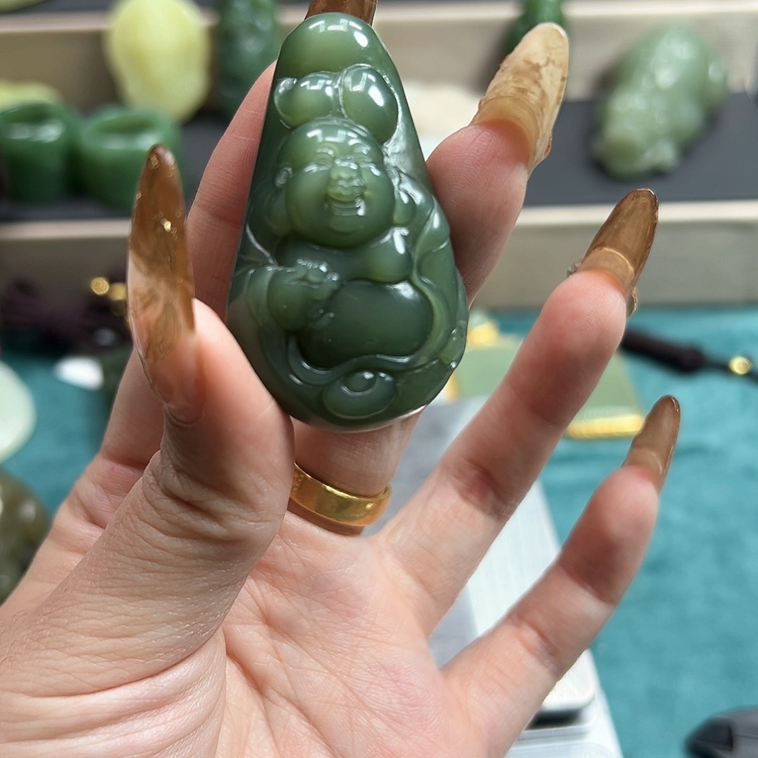 和田玉吊坠(不含链)未镶嵌