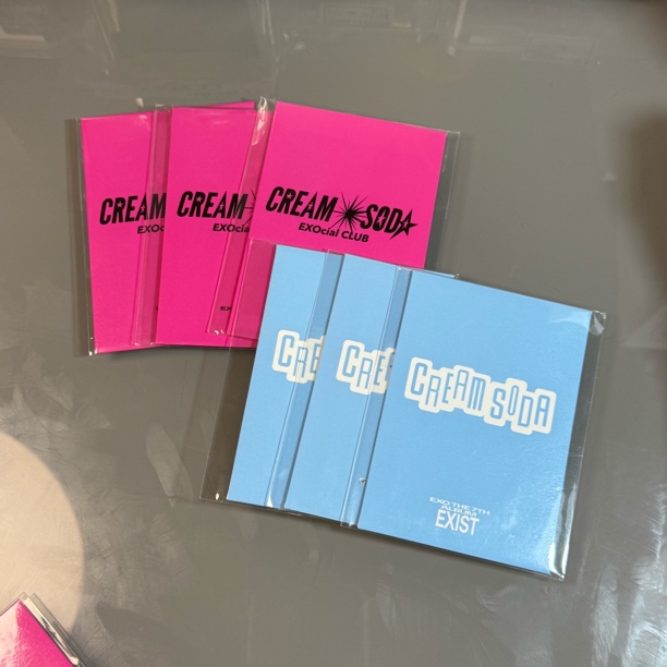 EXO快闪随机卡未拆