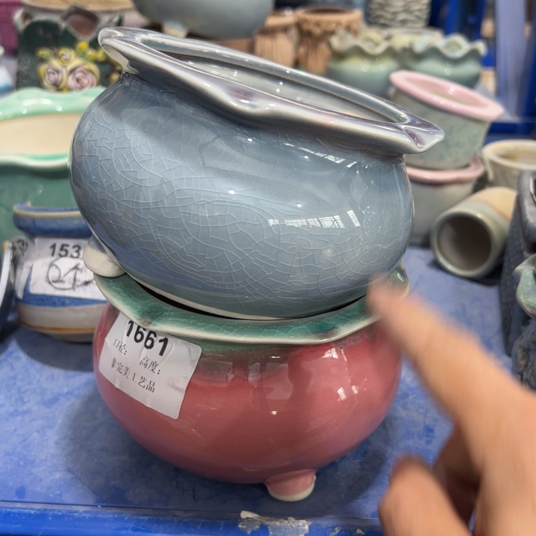 陶瓷陶瓷多肉花盆@@1663