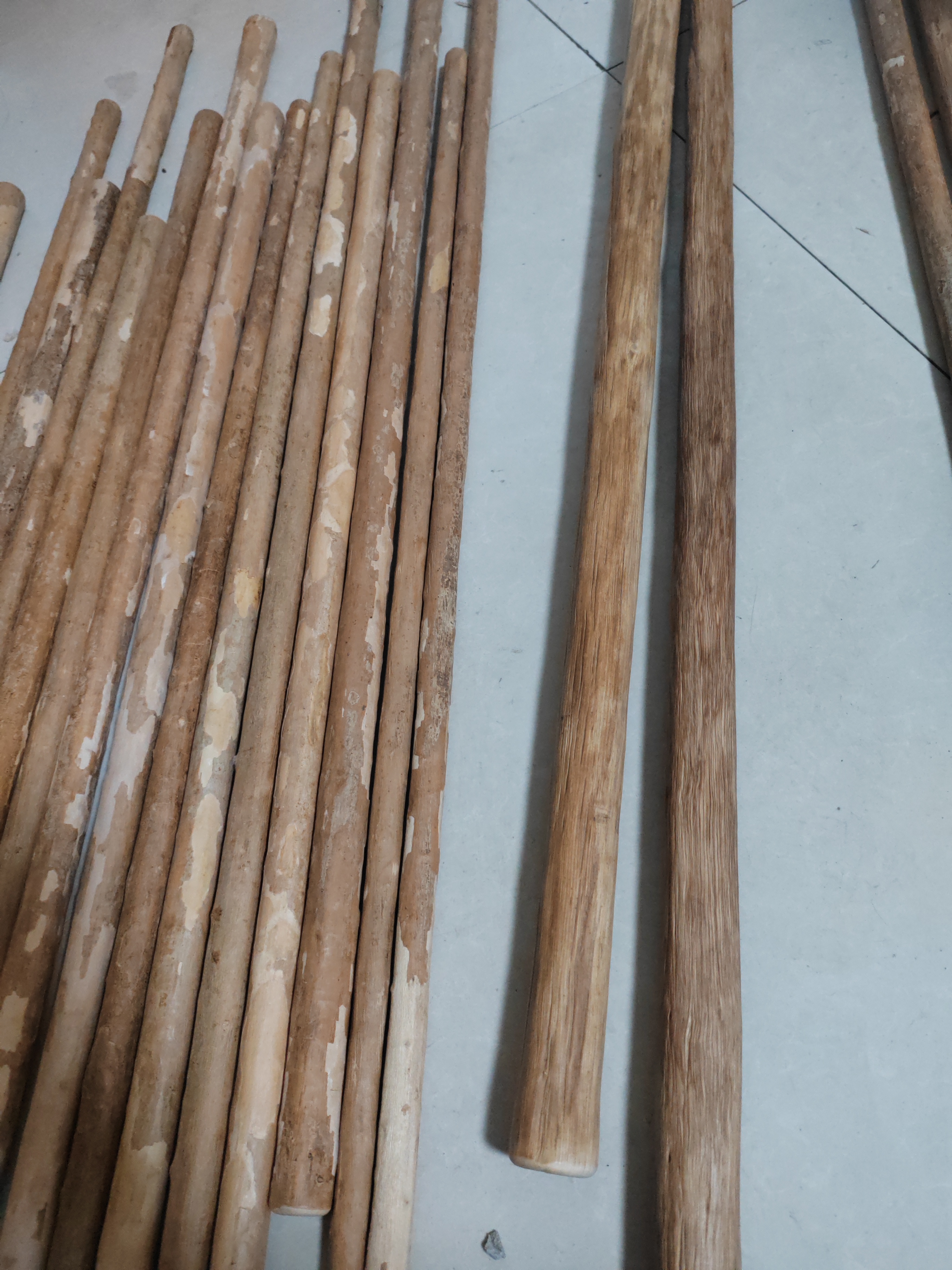 原木野生武术棍铁甲木铁匠木