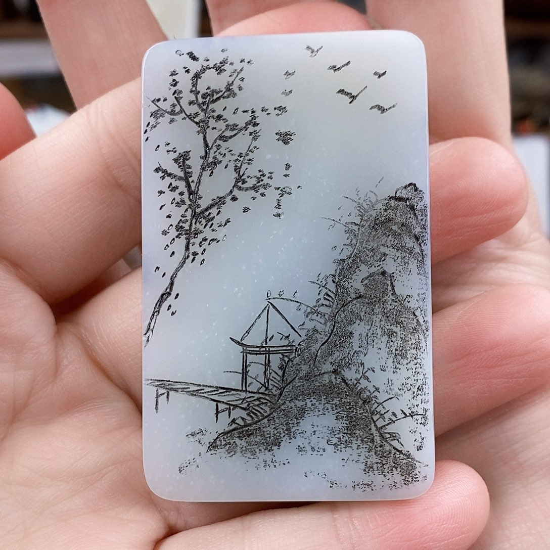 和田玉颈饰未镶嵌