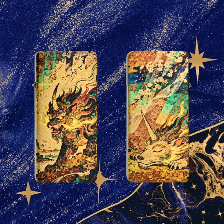 黄铜谛听型打火机