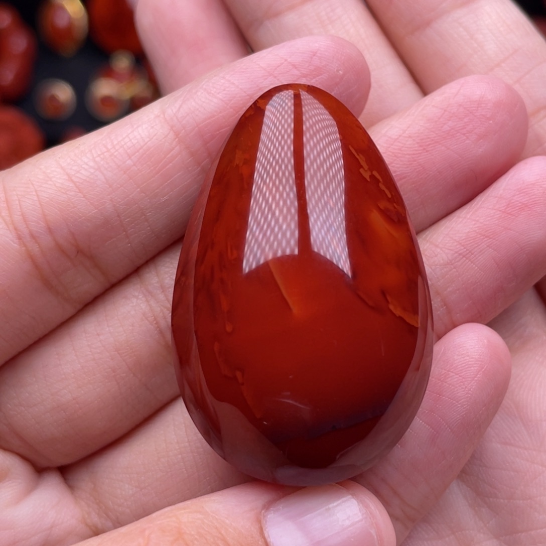 南红玛瑙未镶嵌珠宝奇石蛋面吊坠
