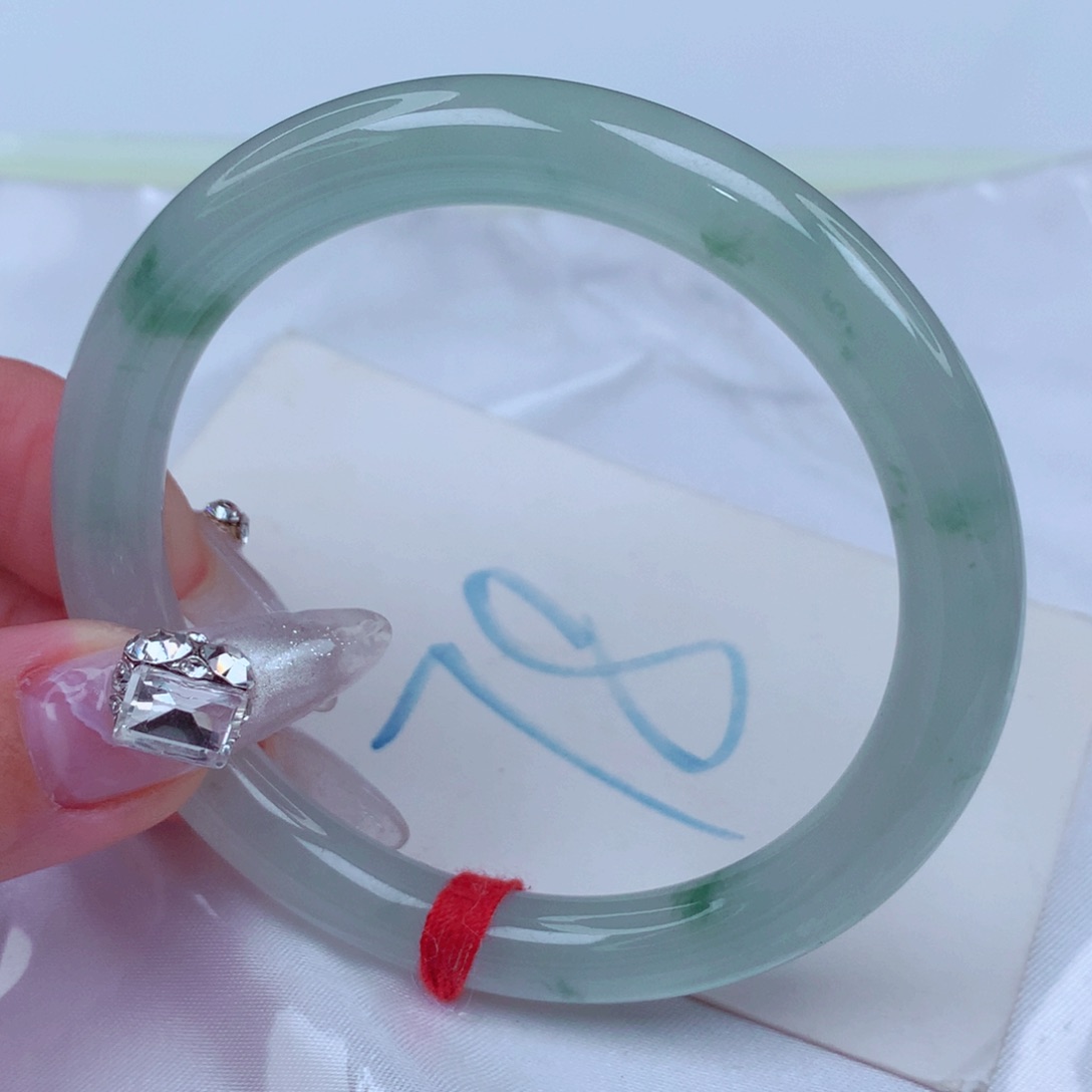 翡翠手镯未镶嵌天然缅甸翡翠A货手镯