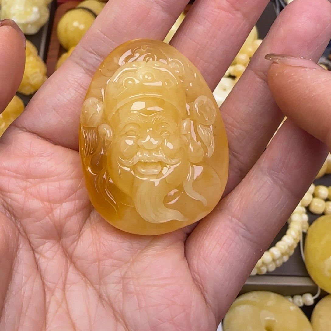 蜜蜡颈饰未镶嵌天然蜜蜡