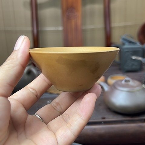 戬谷龙窑坭兴陶柴烧杯9