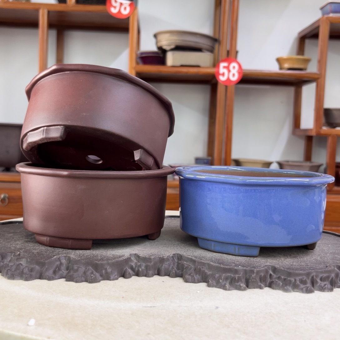 紫砂花盆瑕疵6.5-14-3。。。