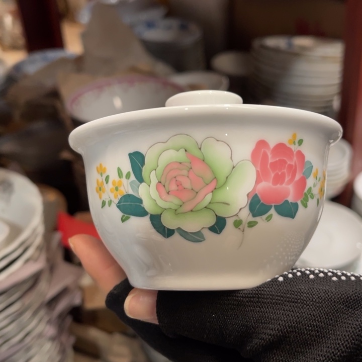 醴陵高温釉下手绘300毫升布*