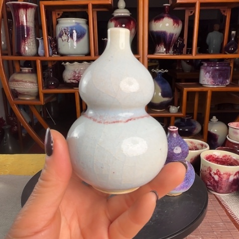 牛家钧窑牛自恒老师钧瓷瓶