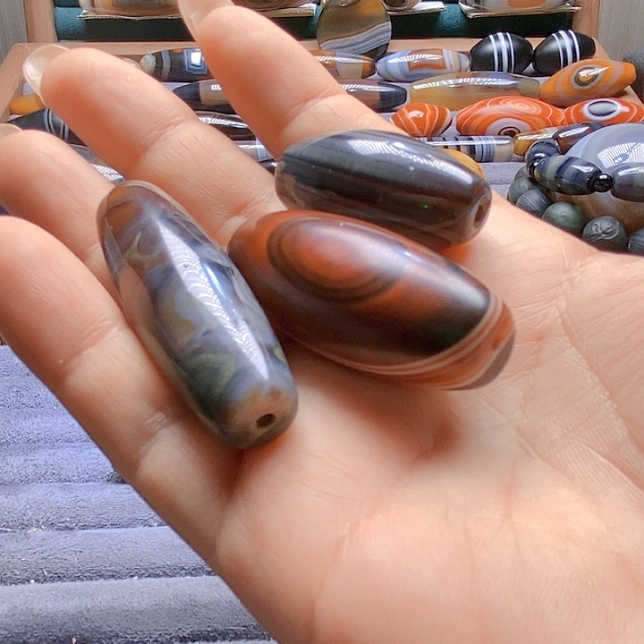 轩***轩玛瑙/玉髓未镶嵌吊坠(不含链)