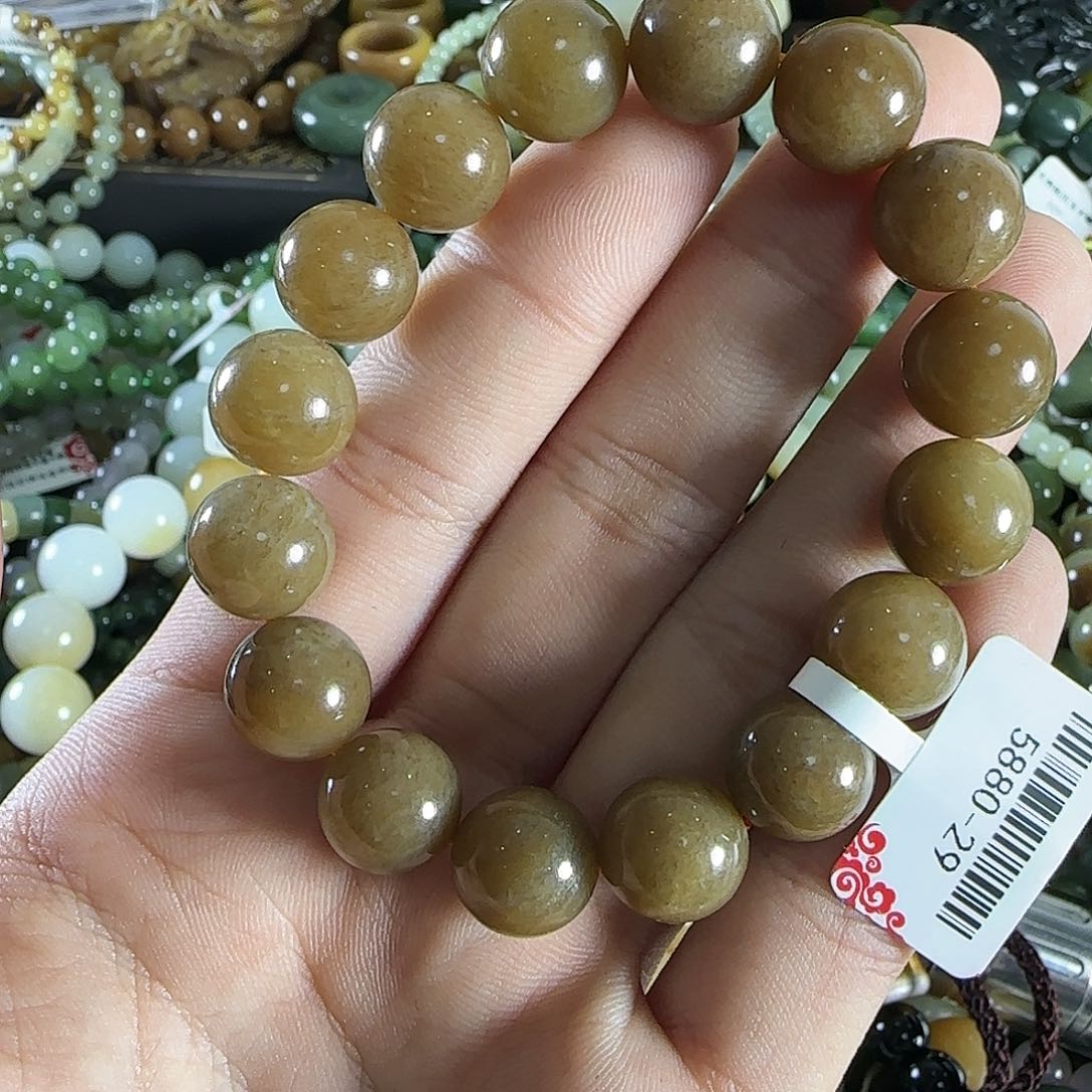 和田玉手链未镶嵌9